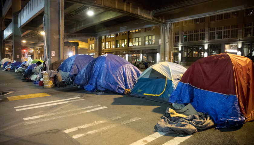 tents from the homeless